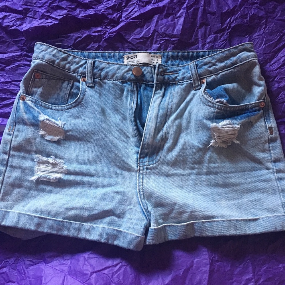 High waisted shorts